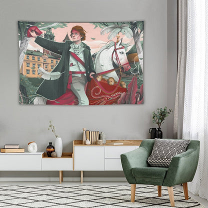 Custom Wall Tapestry: Personalized Aesthetic Room Decor & Backdrop