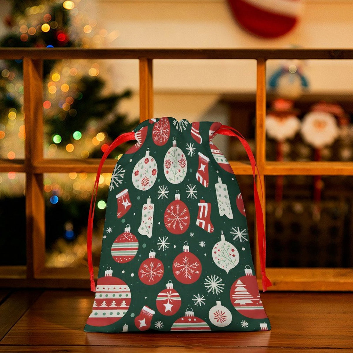 Custom Plush Drawstring Bag - Personalized Velvet Gift Pouch