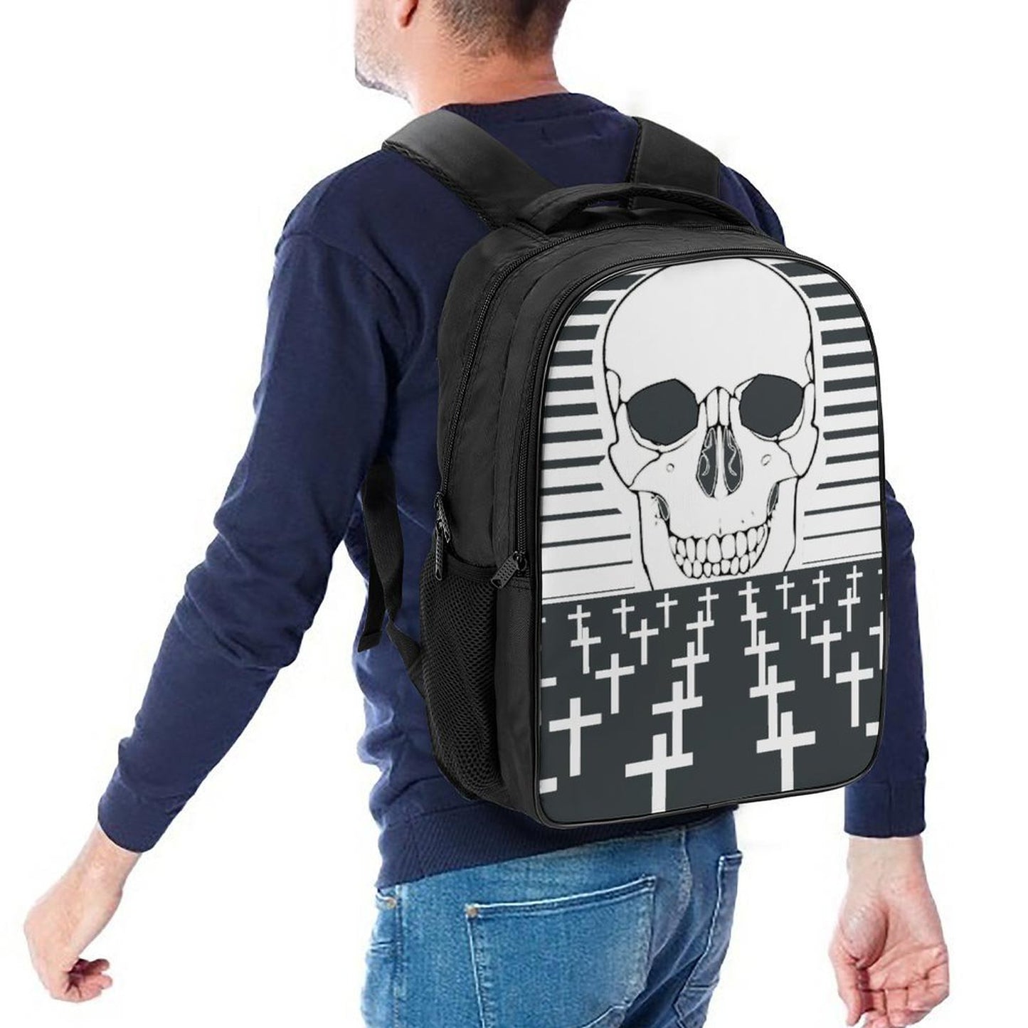 Custom Heavy Duty Laptop Backpack: 16-Inch Guji Nylon Student Bag