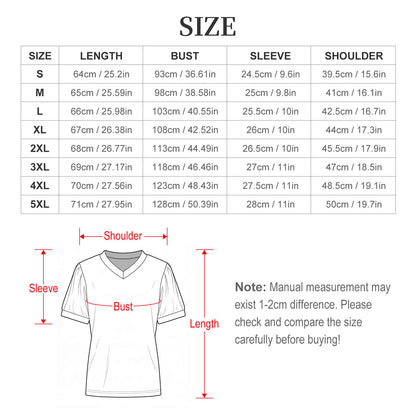 Women’s V-Neck Puff Sleeve T-Shirt in Small Rib Knit Fabric with Custom Heat Transfer Print