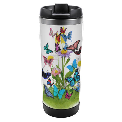 Custom Insert Travel Mug: Personalized Stainless Steel Photo Tumbler