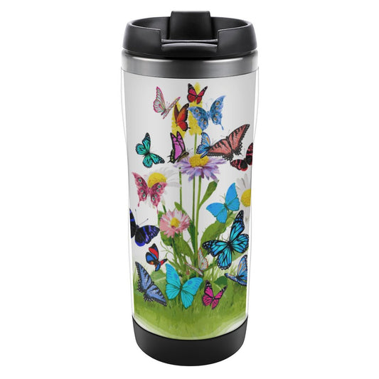 Custom Insert Travel Mug: Personalized Stainless Steel Photo Tumbler