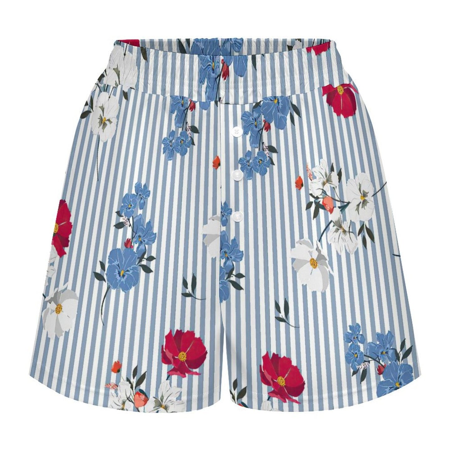 Custom Satin Lounge Shorts for Women – Personalized Sleep & Loungewear