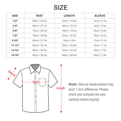 Custom Kids' Collared Shirt | Personalized Photo Button-Down Top