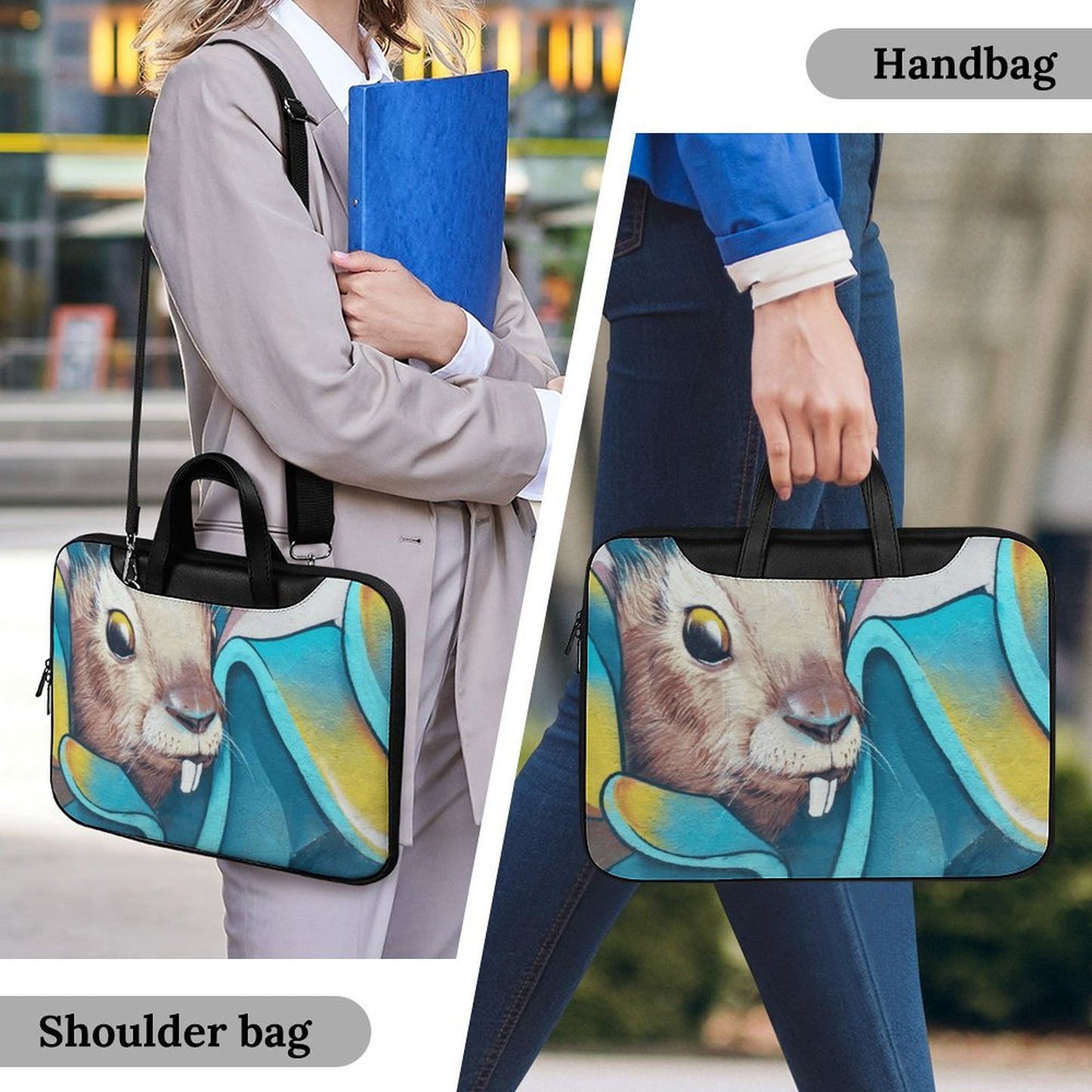 Custom PU Leather Laptop Bag | Personalized Corporate Gift Briefcase