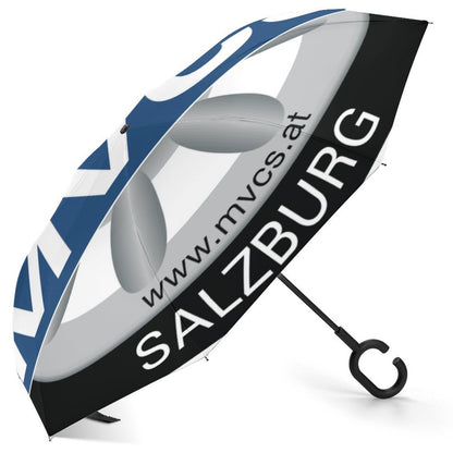 Custom Inverted Windproof Car Umbrella: Double-Layer Reverse Folding