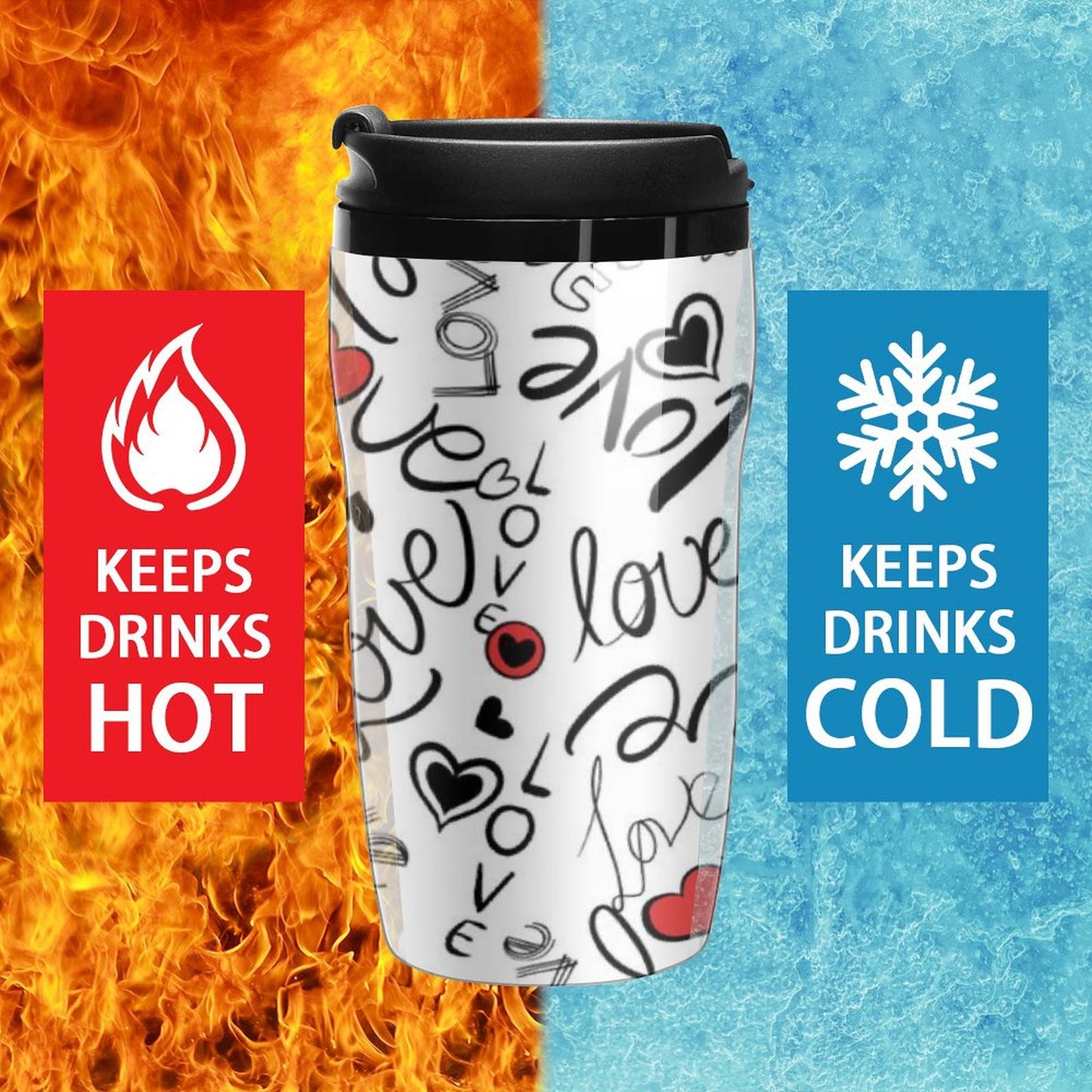 Custom Photo Travel Mug | Personalized Insulated Coffee Cup