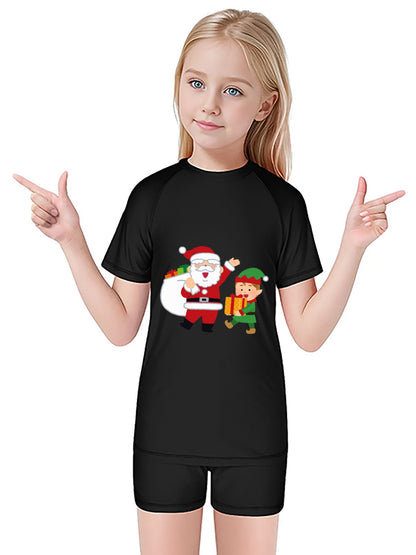 Custom Swimsuit Set for Kids | Personalized Rash Guard for Boys & Girls