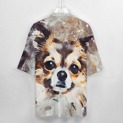 Custom All-Over Print Cotton Cuban Shirt | Personalized DTG Camp Shirt