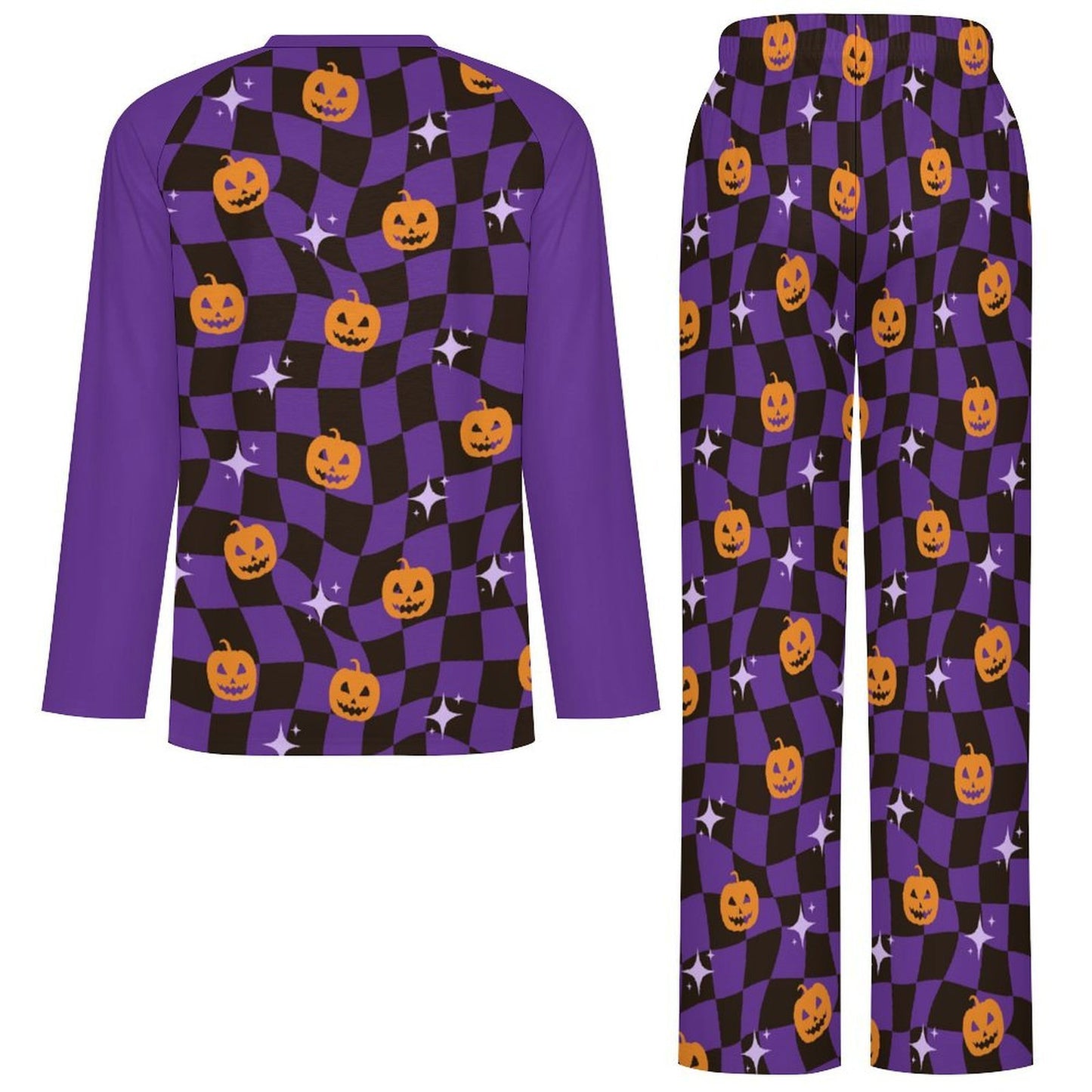 Custom Men's Raglan Sleeve Pajama Set with Pockets