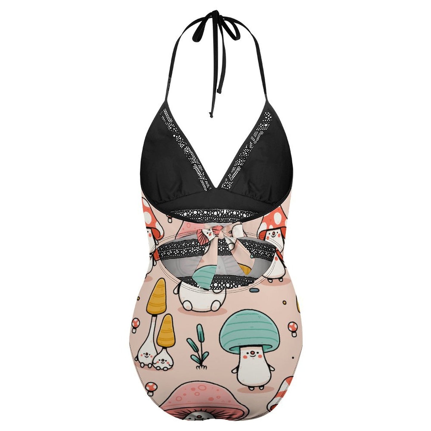 Custom Tie-Back Monokini Swimsuit | Personalized One-Piece Bathing Suit