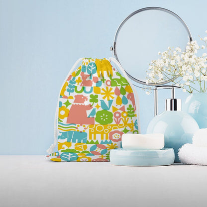 Custom Canvas Drawstring Pouch: Reusable Cotton Storage Bag