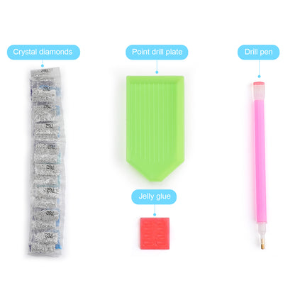 Custom Framed Diamond Painting | Square Drill Portrait Kit