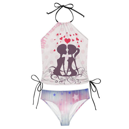 Custom Two-Piece Swimsuit | Personalized Bikini with Photo