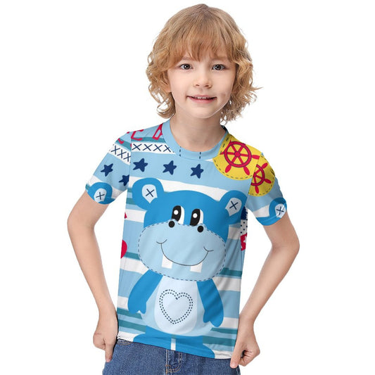 Custom Youth T-Shirt | Personalized All-Over Print Kids Tee