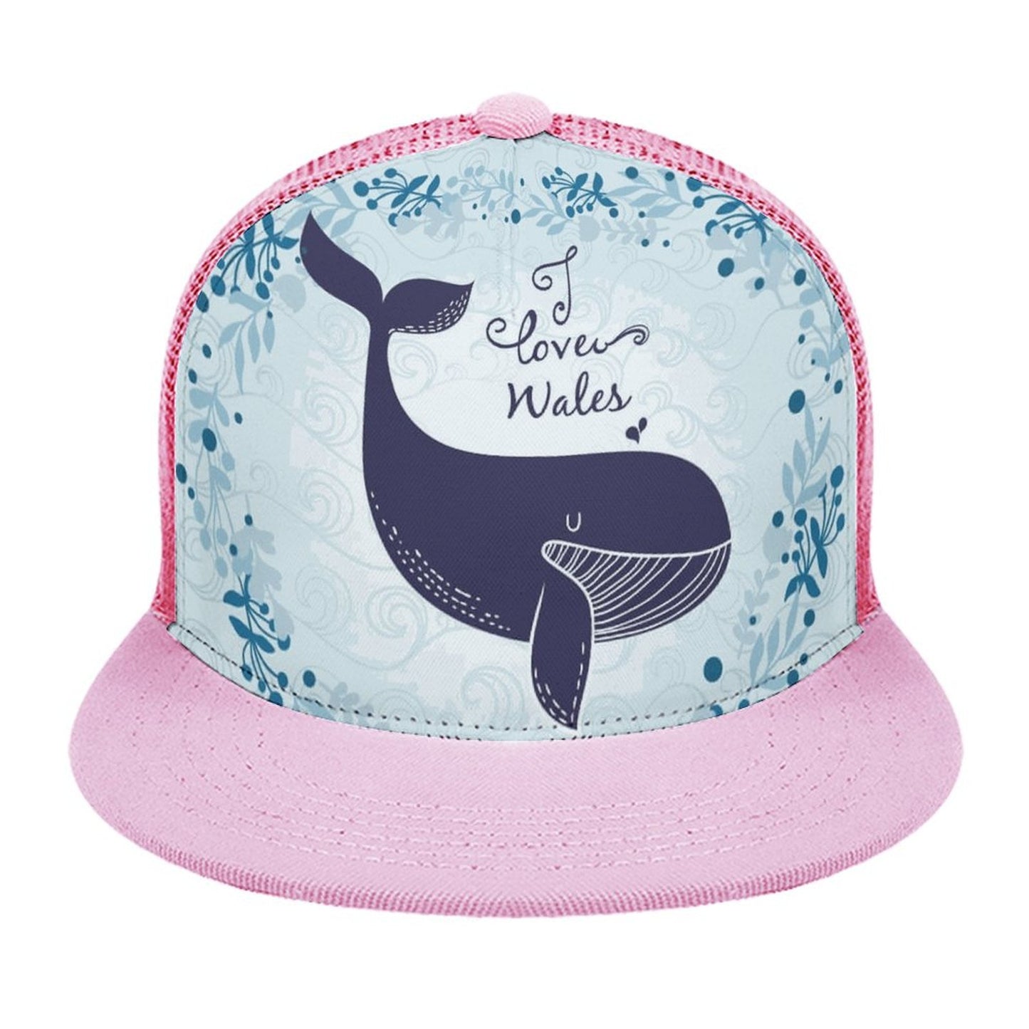 Design a Custom Flat Brim Trucker Hat | Mesh Snapback Cap