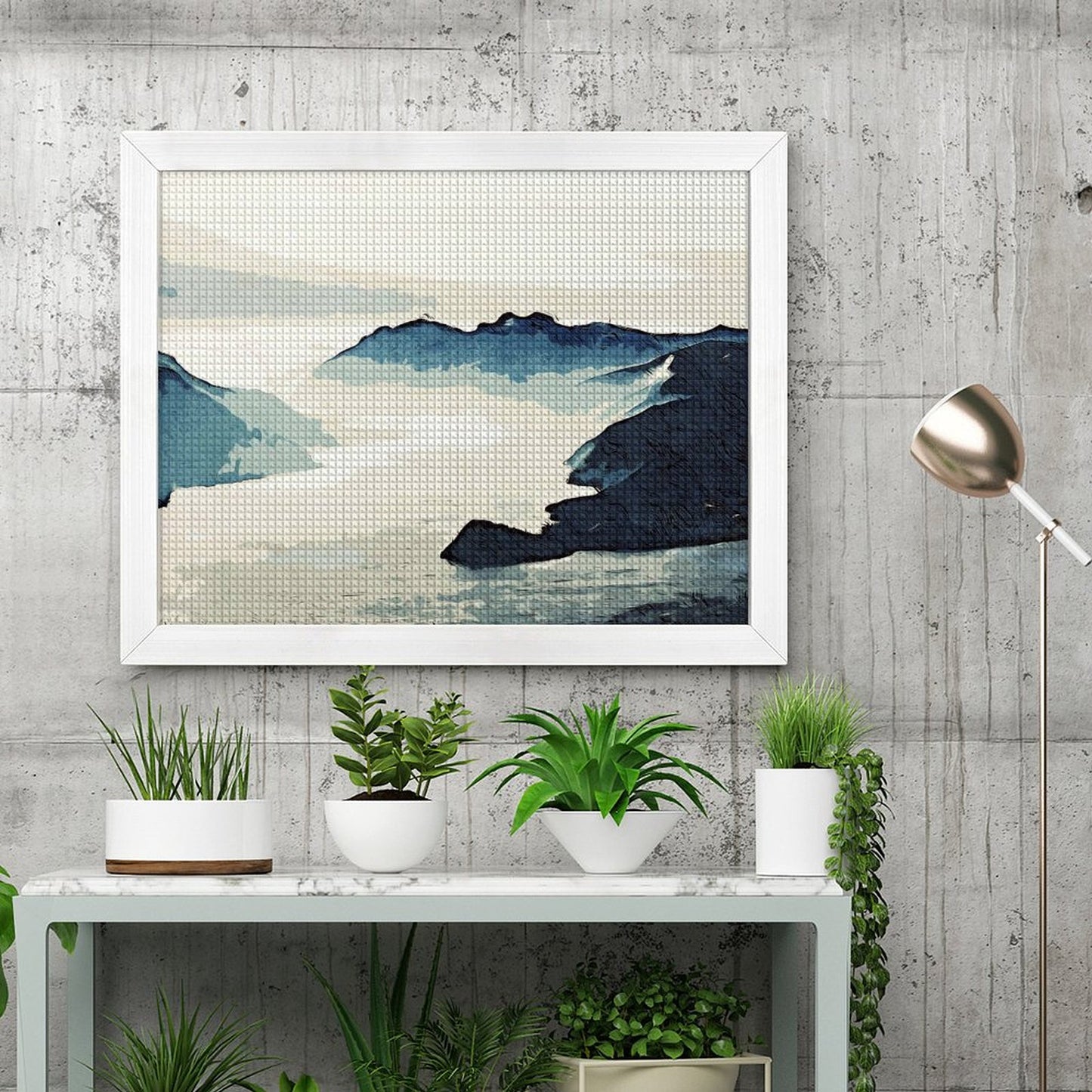 Custom Framed Diamond Painting | Square Drill Kit from Your Photo