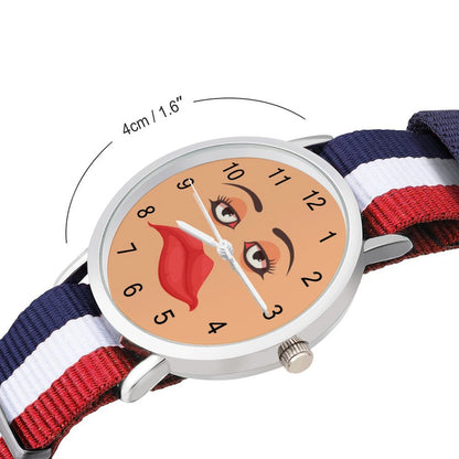 Custom Photo NATO Strap Nylon Weave Watch
