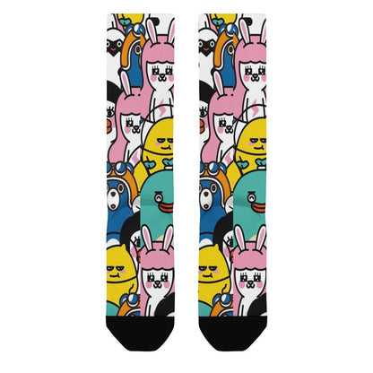 Custom 360 Print Socks | All-Over Seamless Photo Socks