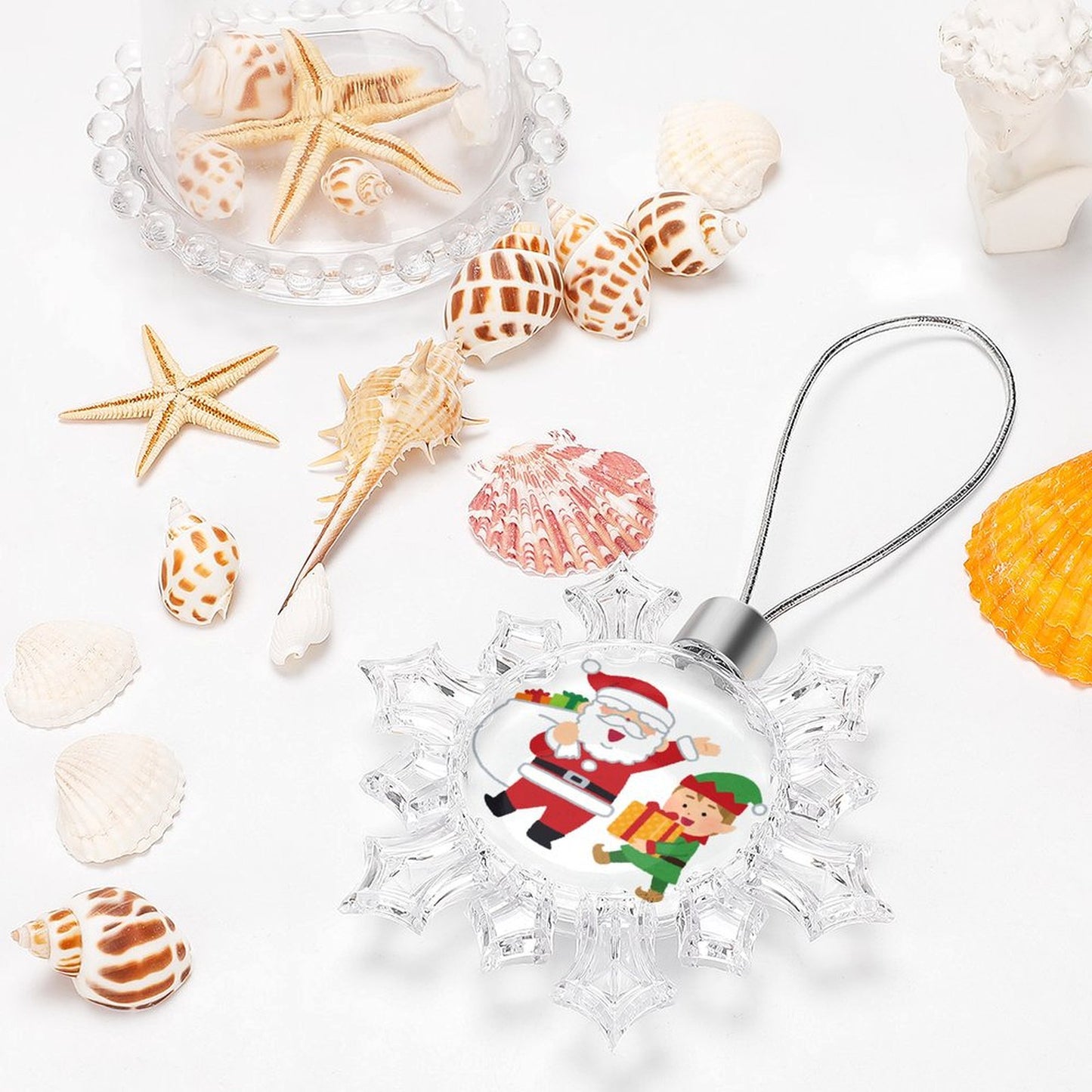 Frame a Photo in a Custom Snowflake Ornament | A Crystalline Keepsake
