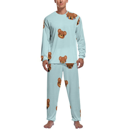 Custom Men's Jogger Pajama Set | Personalized Milk Silk Lounge