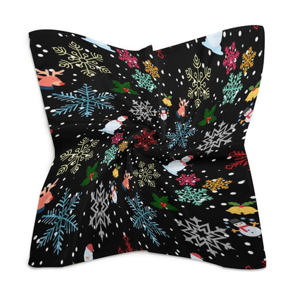 Custom Silk-Like Kerchief | Personalized Square Scarf Bandana