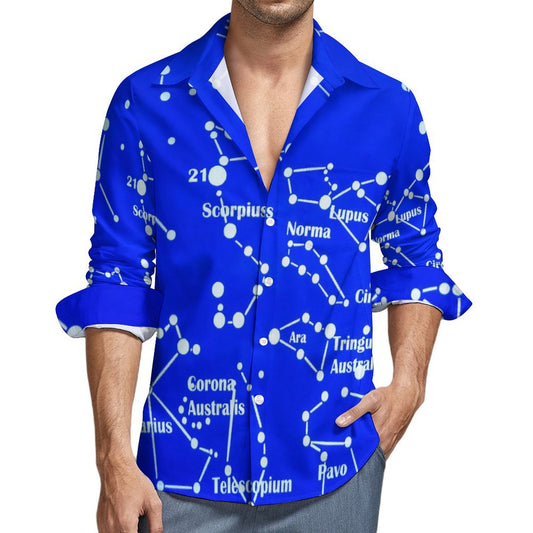 Custom Linen-Blend Shirt | Personalized Men's Casual Button-Down