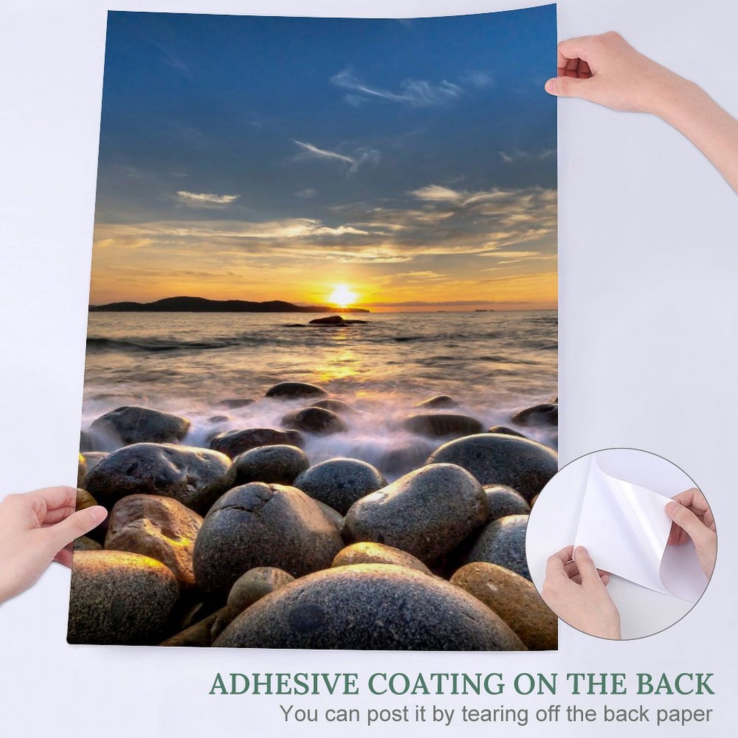 For Renters & Dorms | Custom Peel and Stick Vertical Posters