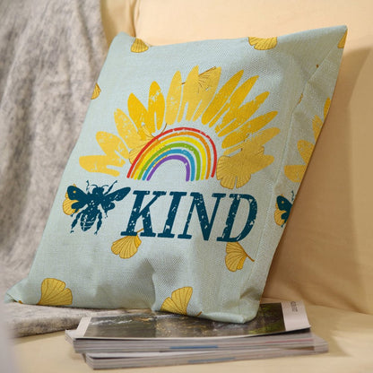 Custom Linen Throw Pillow Case | Personalized Farmhouse Cushion Cover