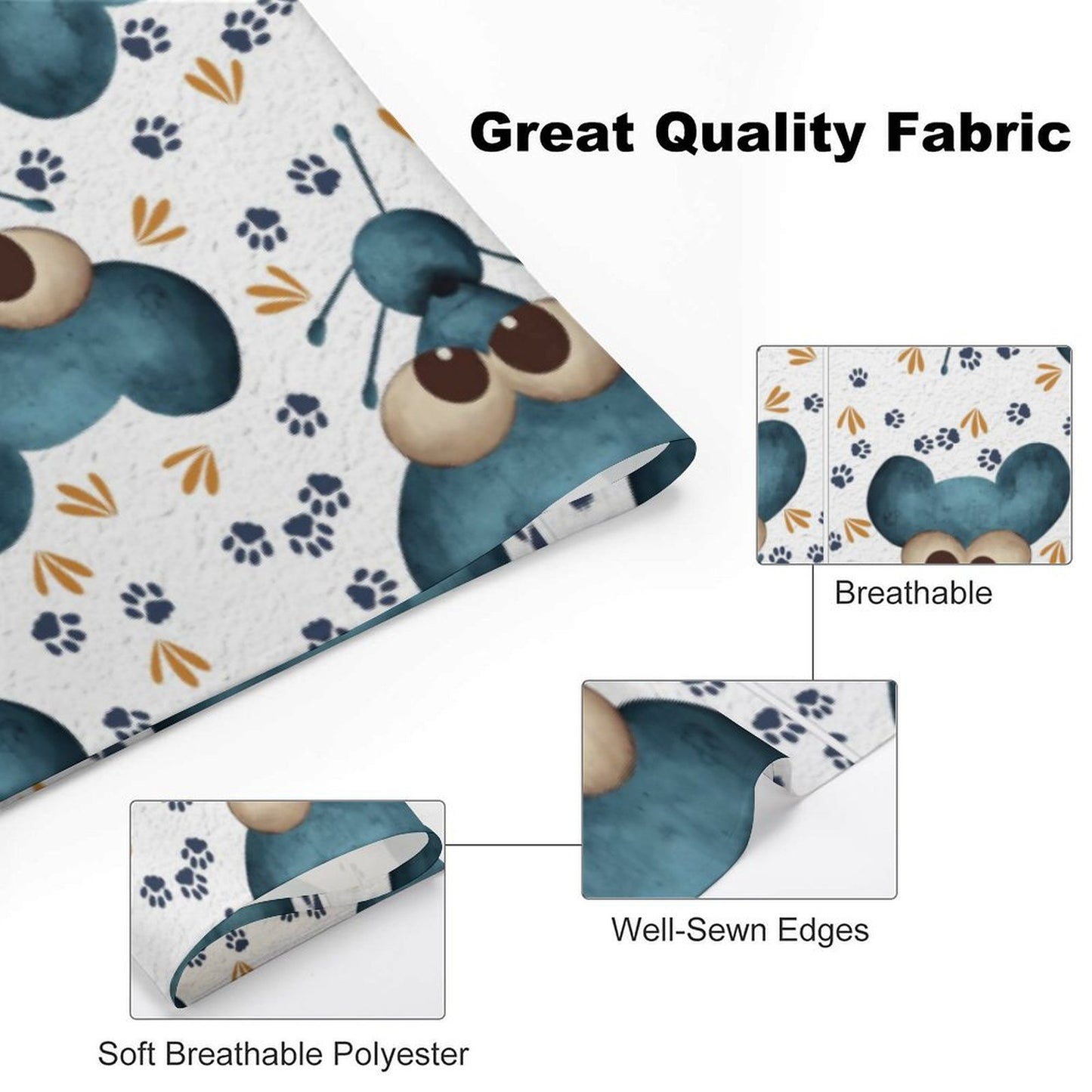 Custom Pet Bandana | Personalized with Your Dog or Cat's Photo & Name