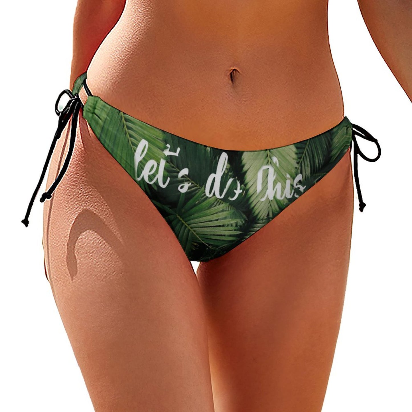 Custom Tie-Side Bikini Bottoms: Adjustable String Swim Briefs