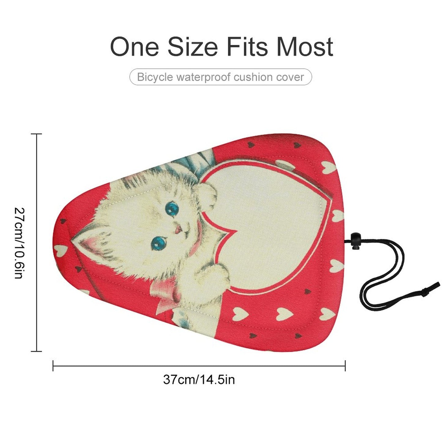 Custom Waterproof Bike Seat Cover | Personalized Saddle Rain Shield
