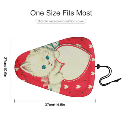 Custom Waterproof Bike Seat Cover | Personalized Saddle Rain Shield