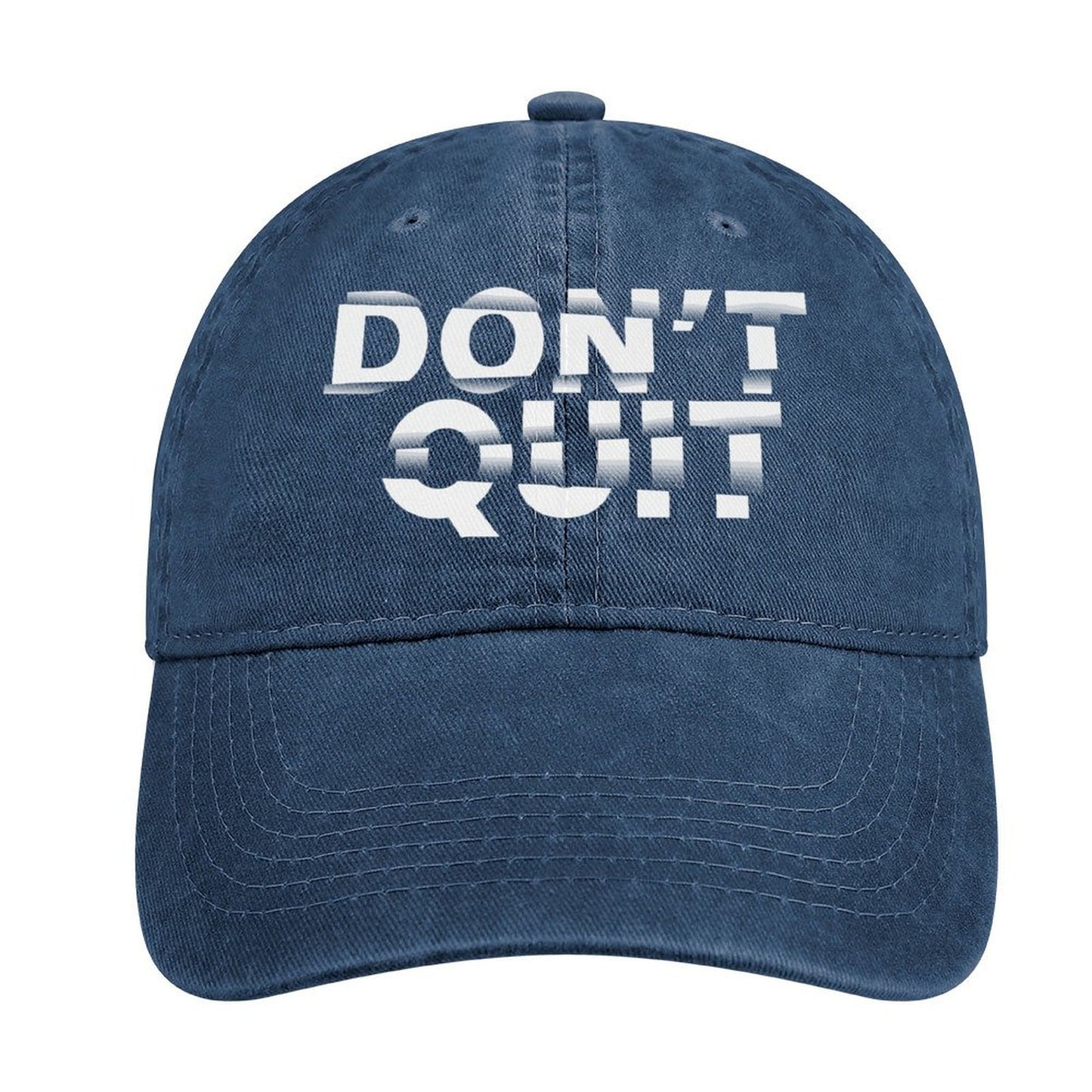 Custom Vintage Washed Denim Dad Hat: 100% Cotton Baseball Cap