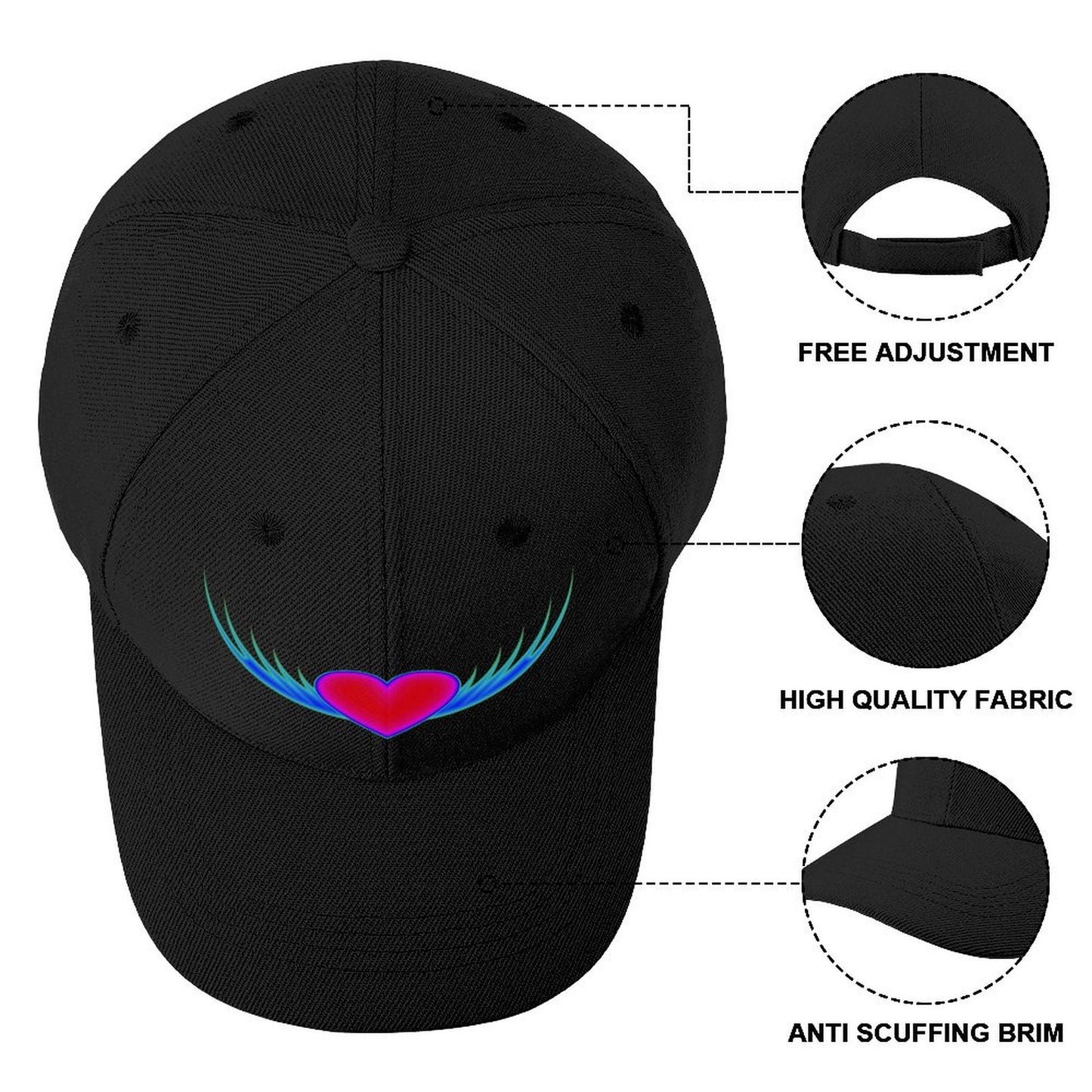 Custom Polyester Baseball Cap: Quick-Dry Performance Dad Hat