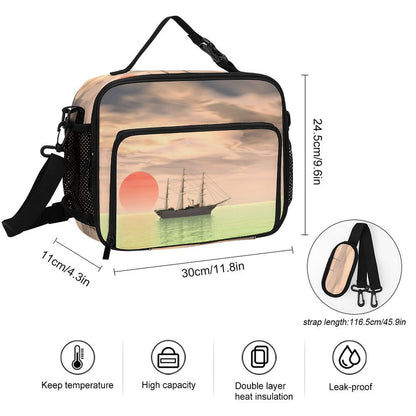 Custom Insulated Lunch Bag | Personalized Large Capacity Meal Tote