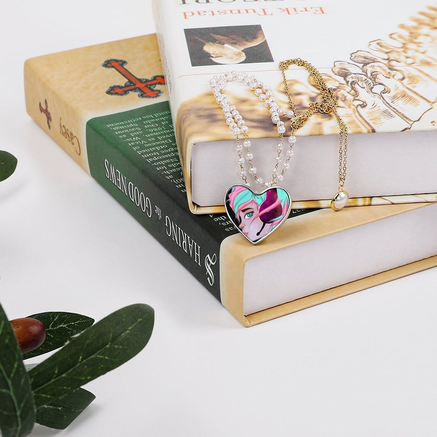Custom Heart Shaped Photo Pin