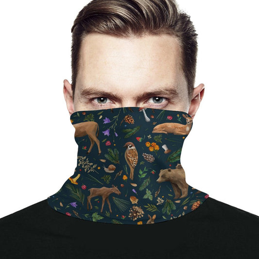 Custom Neck Gaiter with Drawstring | Personalized Face Bandana