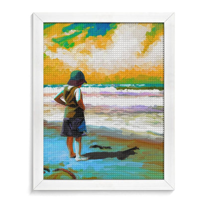 Custom Framed Diamond Painting | Square Drill Portrait Kit