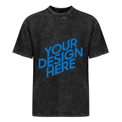 Personalized Custom Womens / Ladies Cotton washed T-shirt with Image/Text/ Logo