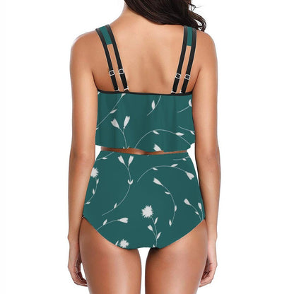 Custom Bikini Swimsuit Women Personalized | Heat Transfer Cutout One-Piece — 58 chars