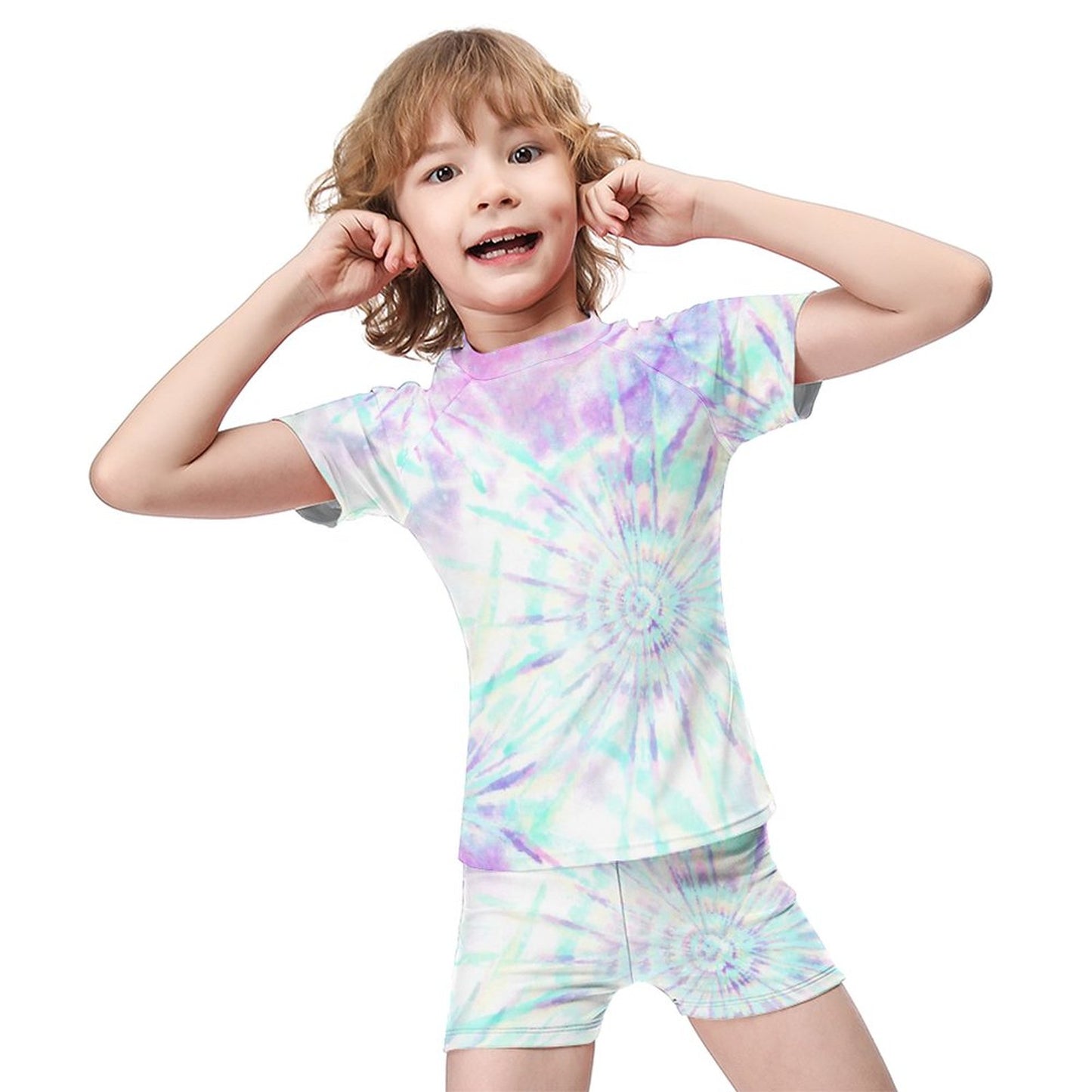 Custom Kids Swimsuit Set | Personalized Rash Guard