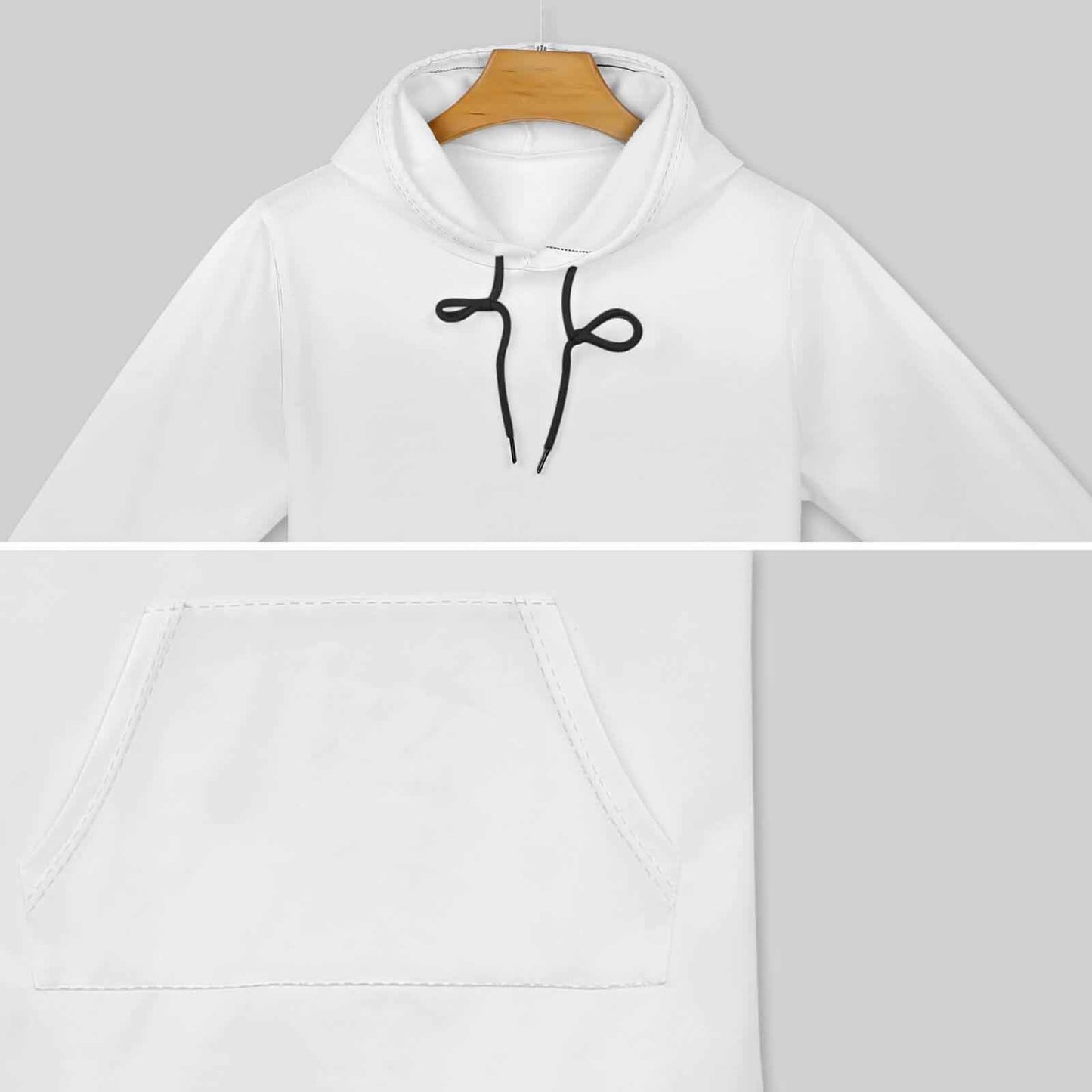 Custom Longline Hoodie Dress | Sweatshirt Tunic with Pockets