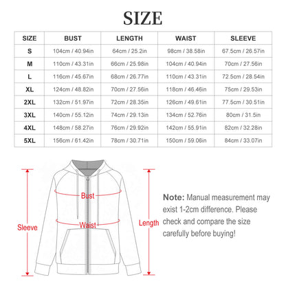 Women's Waffle Knit Full-Zip Hoodie with Custom Print