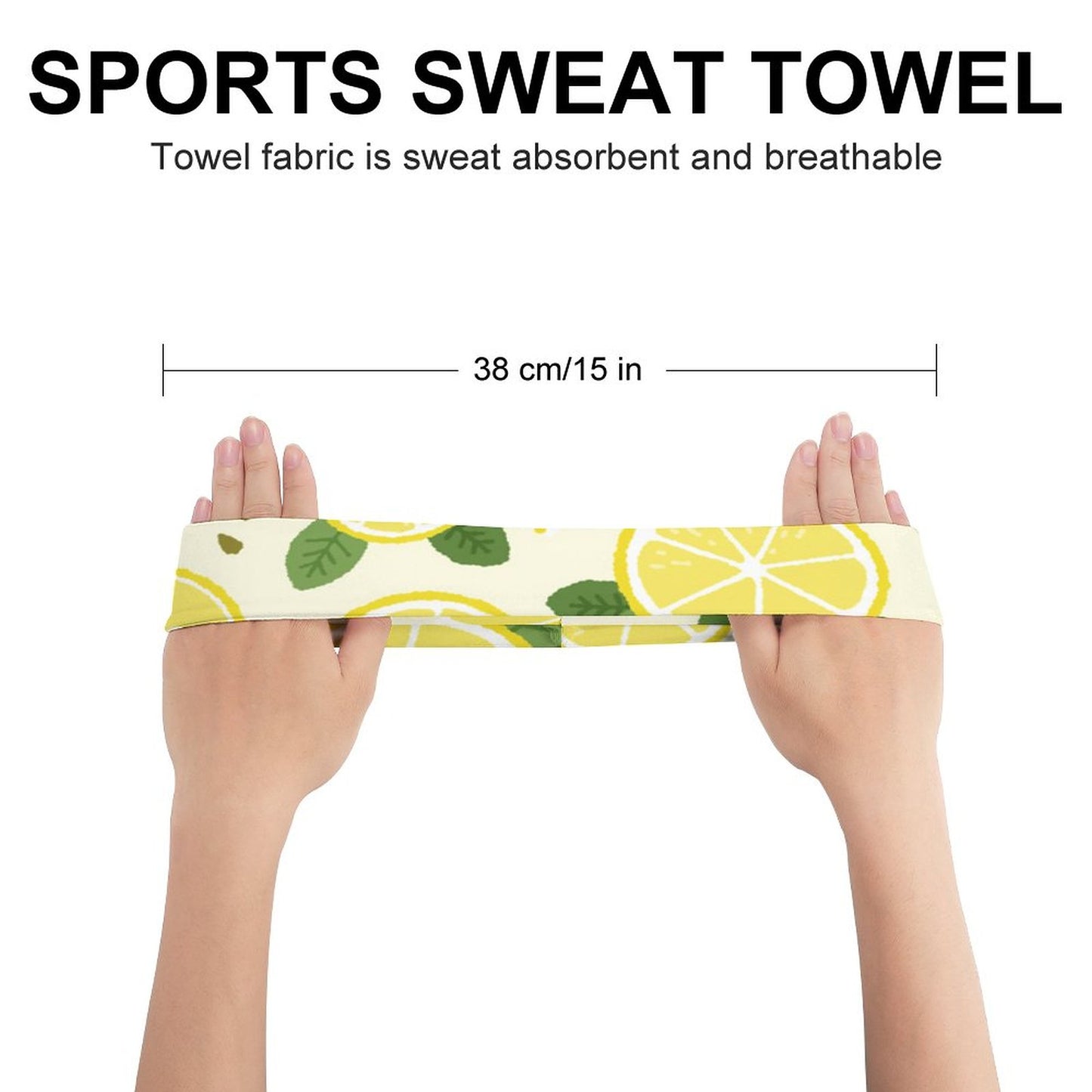Custom Sports Headband for Running | Personalized Non-slip Sweatband