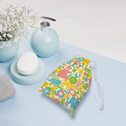 Custom Canvas Drawstring Pouch: Reusable Cotton Storage Bag