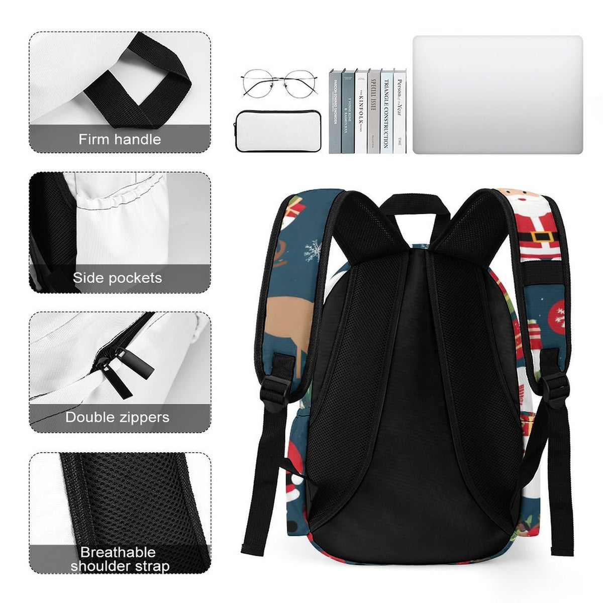 Custom Printed Kids Backpack - Personalized School Bag with Photo or Name