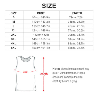 Custom All-Over Print Tank Top | Personalized Brushed Milk Silk Vest