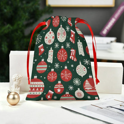 Custom Plush Drawstring Bag - Personalized Velvet Gift Pouch