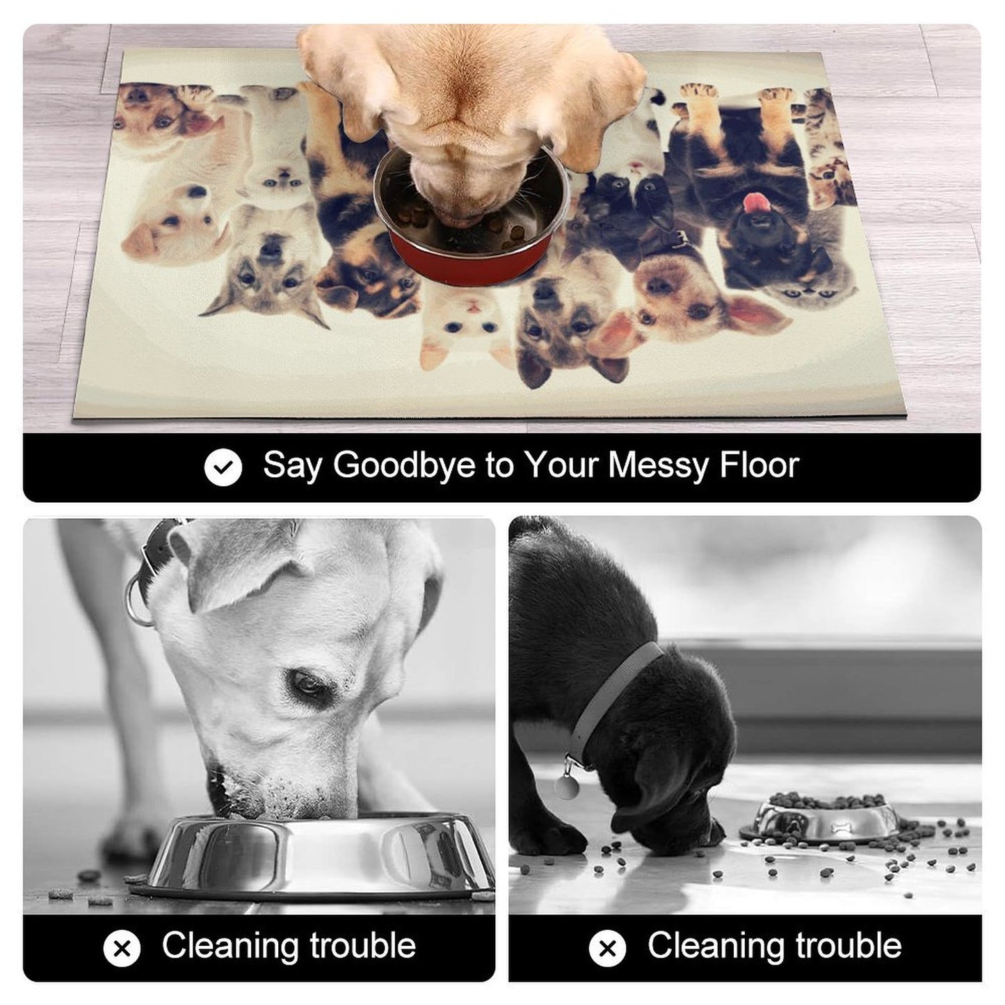 Custom Absorbent Pet Feeding Mat